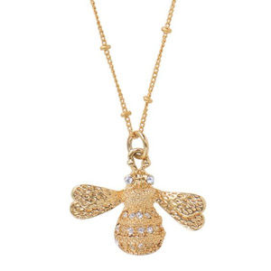 Stella & Dot Pave Bee Necklace